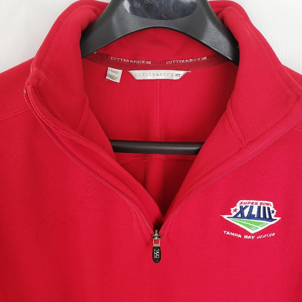 TAMPA BAY XLIII SUPER BOWL ZIP LS TOP